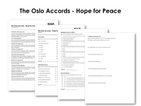  The Oslo Accords: Bước ngoặt lịch sử và niềm hy vọng mỏng manh cho hòa bình